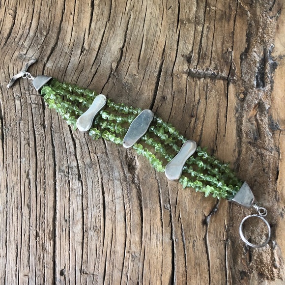 JAY KING DTR Peridot Chip & Silver Bracelet - Picture 4 of 6